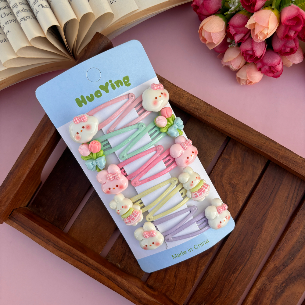 Playful Tic Tac Hair Clip - Set 0f 10