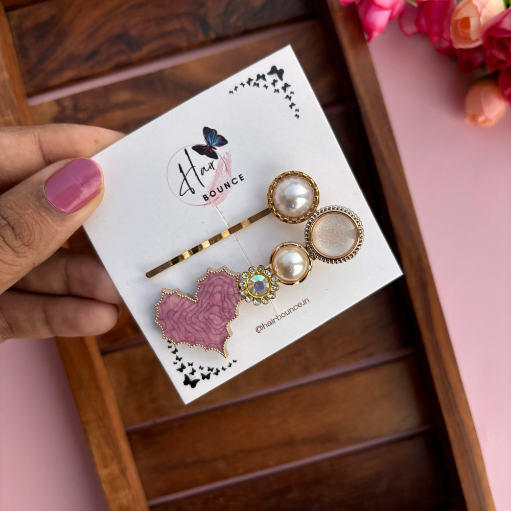 Korean Hair Clips - Pack of 2