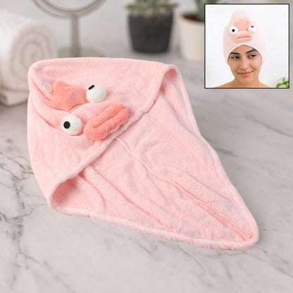 Funny Duck Hair Drying Towel