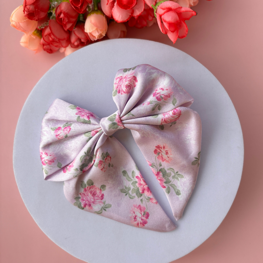 Printed Sailor Bow - Floral