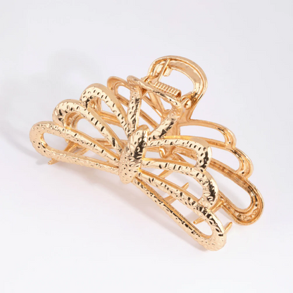 Premium Detailed Butterfly Metal Hair Claw