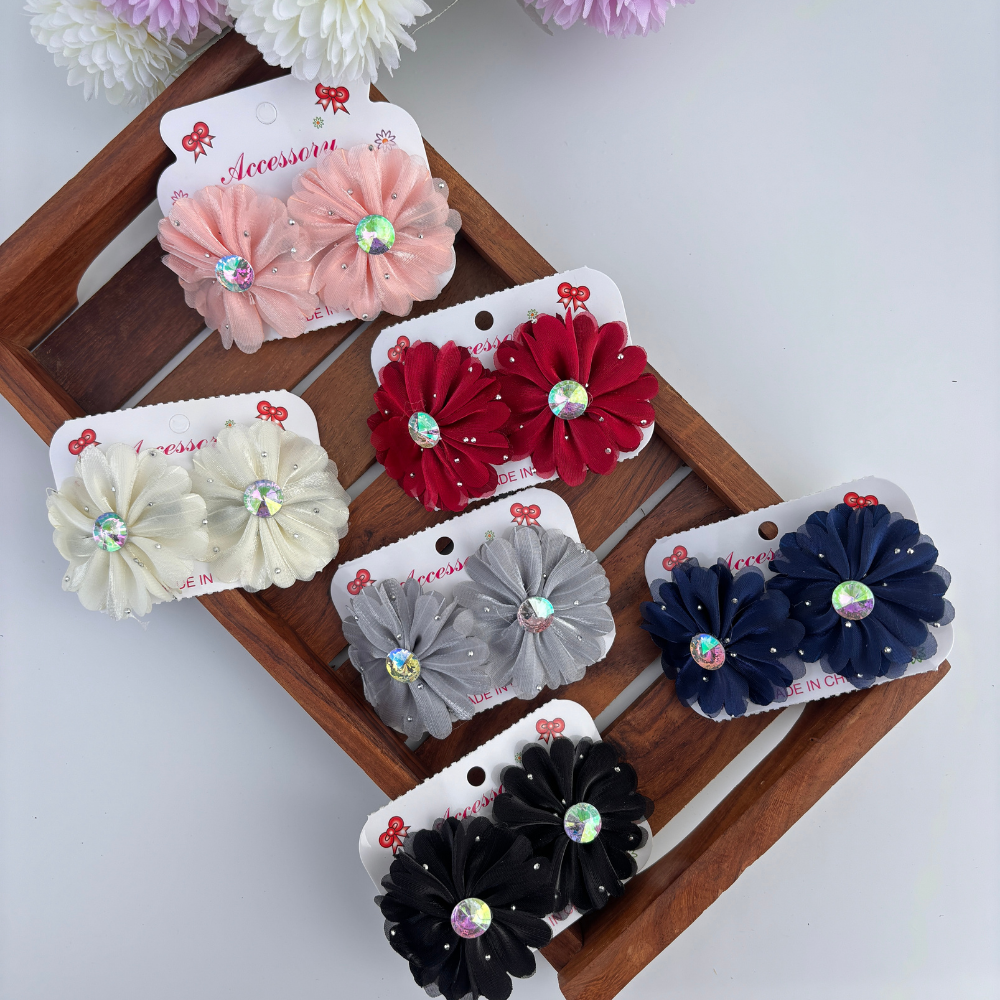 Twin Bloom Alligator Clips