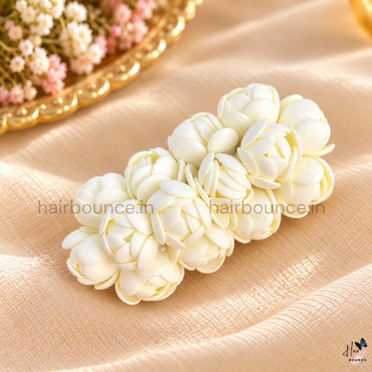 Jasmine Bloom Artificial Flower Center Center Clip