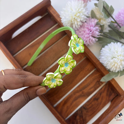 Plumeria Blossom Hairband – Pastel Collection