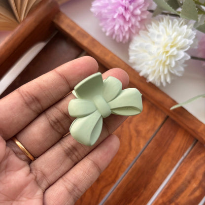 Bow Shape Hair Claw - Small