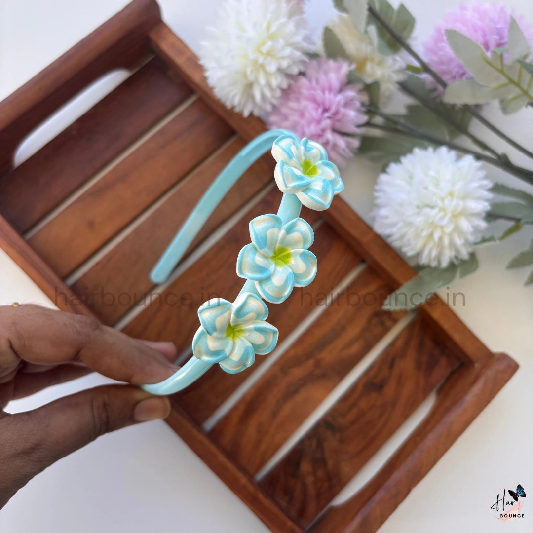 Plumeria Blossom Hairband – Pastel Collection