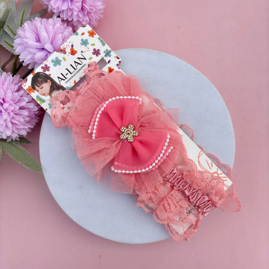 Sparkle Bloom Bow New Born Baby Headband