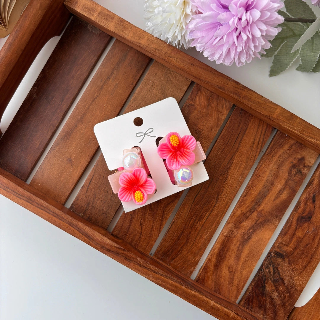 Hibiscus Hair Claw – Pack of 2