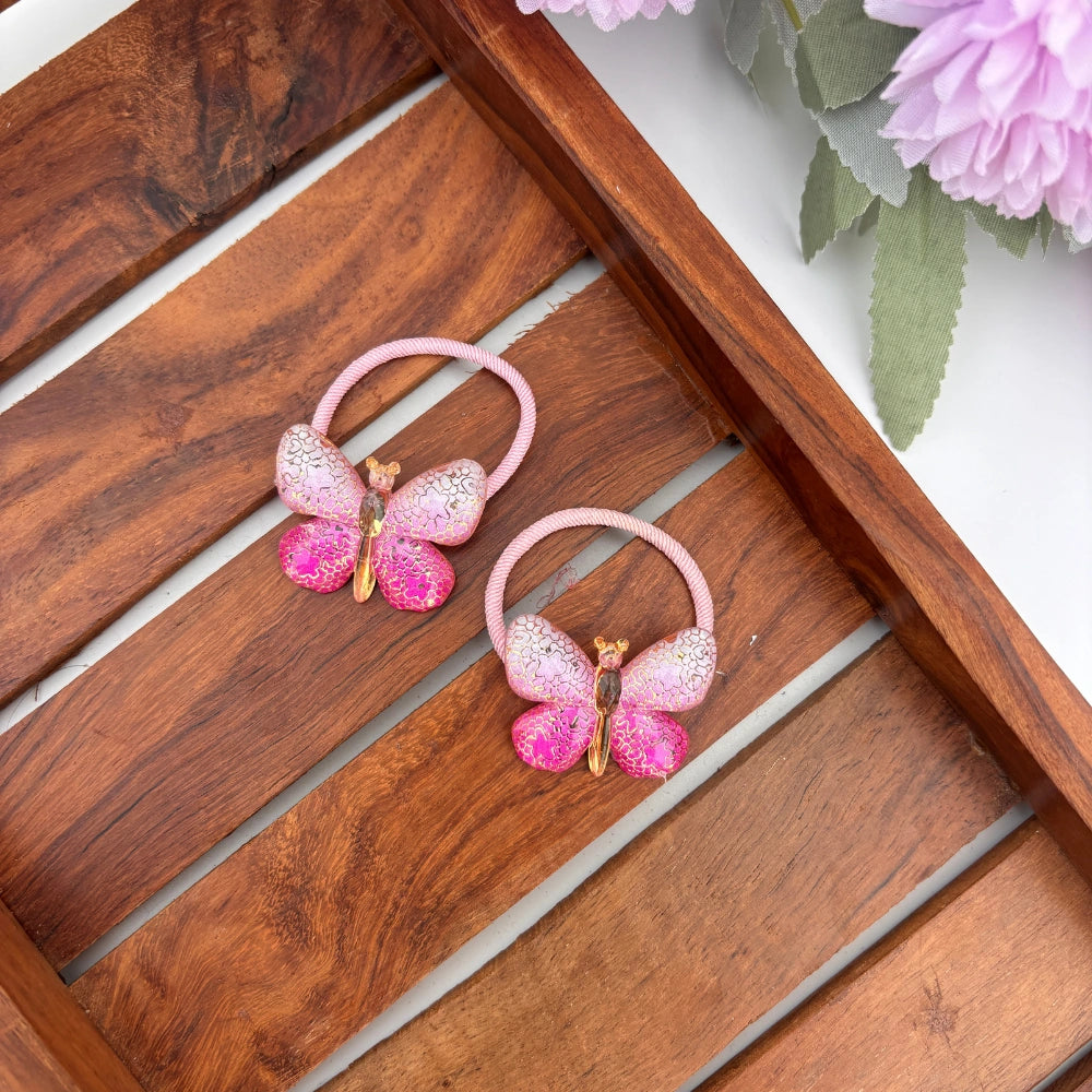 Sparkle Pop Butterfly Rubber Bands