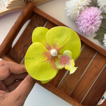 Orchid Pearl Hair Claw - Large