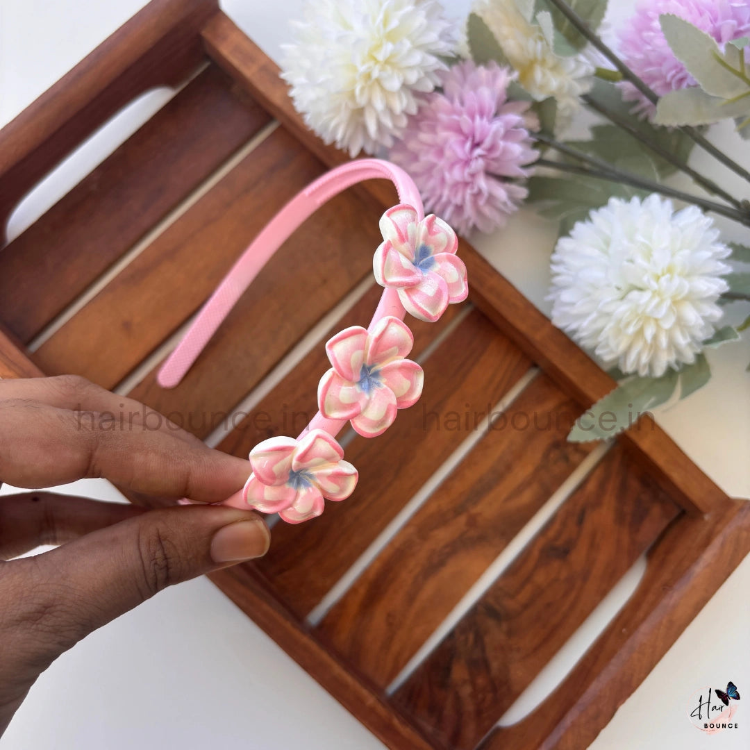 Plumeria Blossom Hairband – Pastel Collection