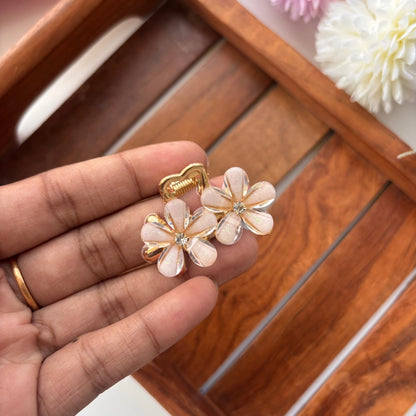 Colourful Flower Metal Hair Claw