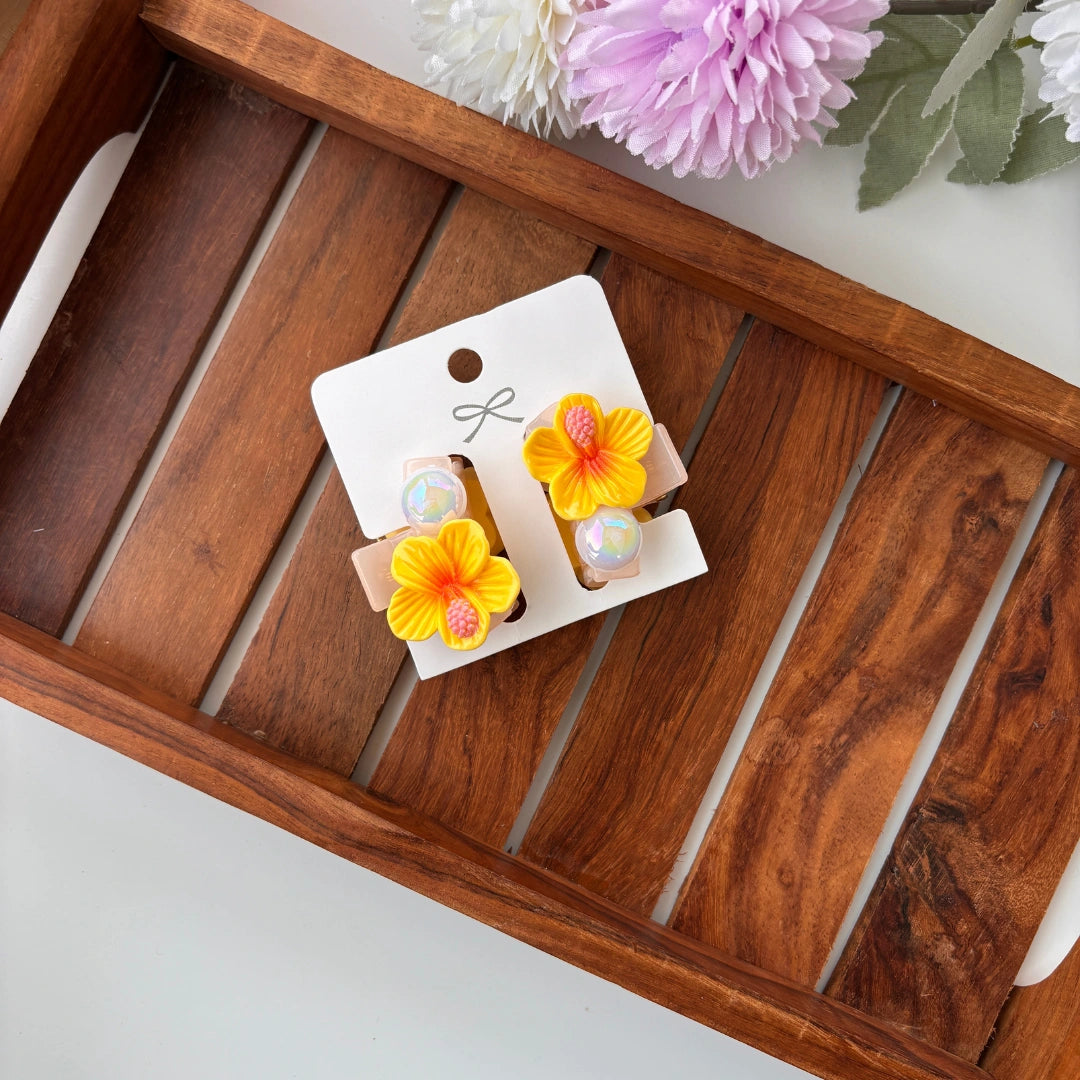 Hibiscus Hair Claw – Pack of 2