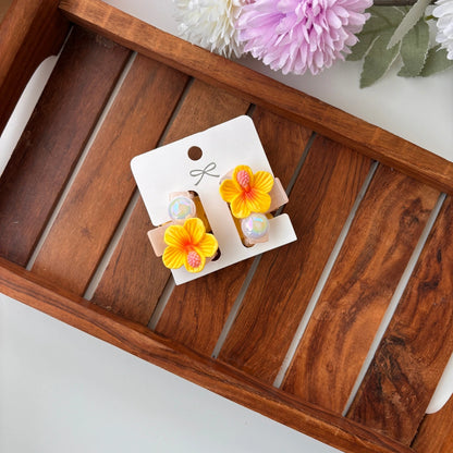 Hibiscus Hair Claw – Pack of 2