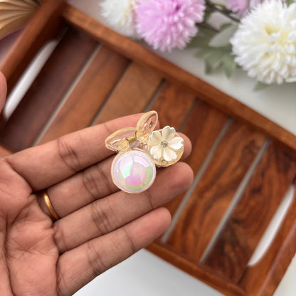 Cherry Flower Hair Claw - Small