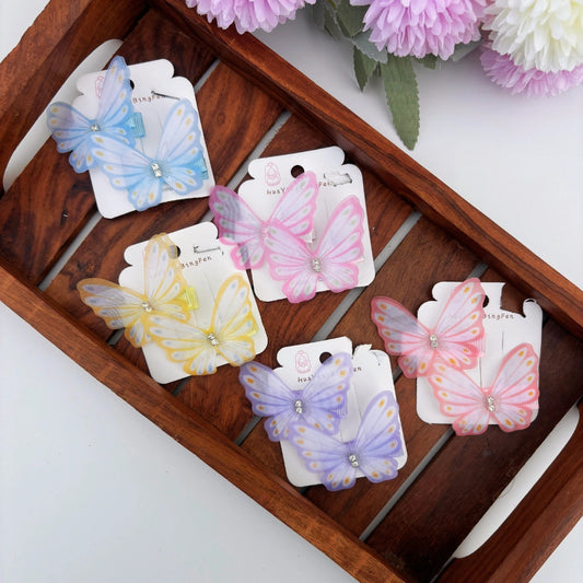 Whisper Wings Butterfly Clips