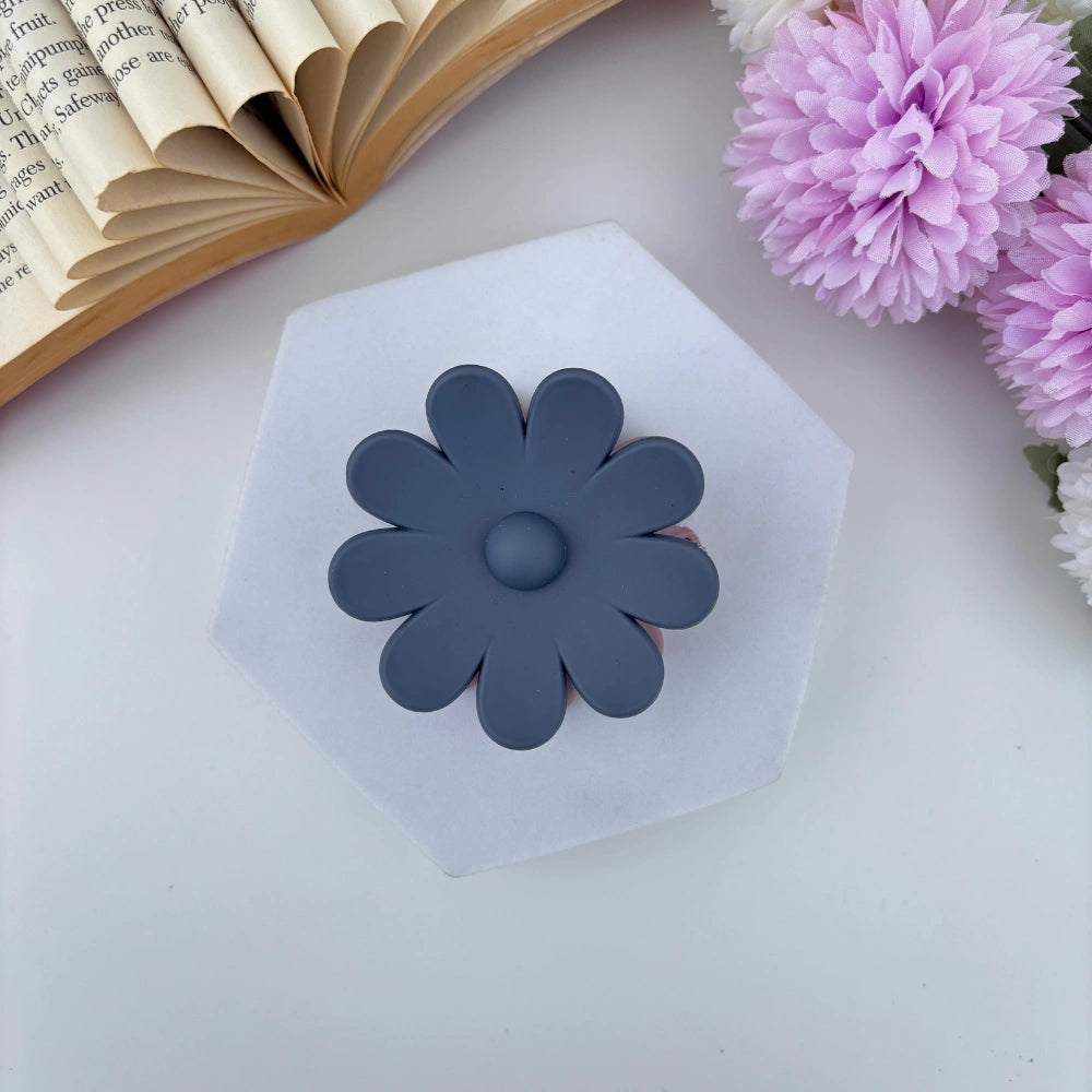 Dual Colour Daisy Hair Claw - Large