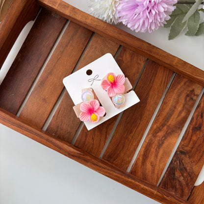 Hibiscus Hair Claw – Pack of 2