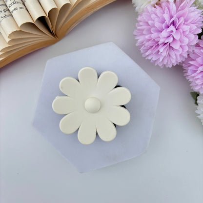 Dual Colour Daisy Hair Claw - Large