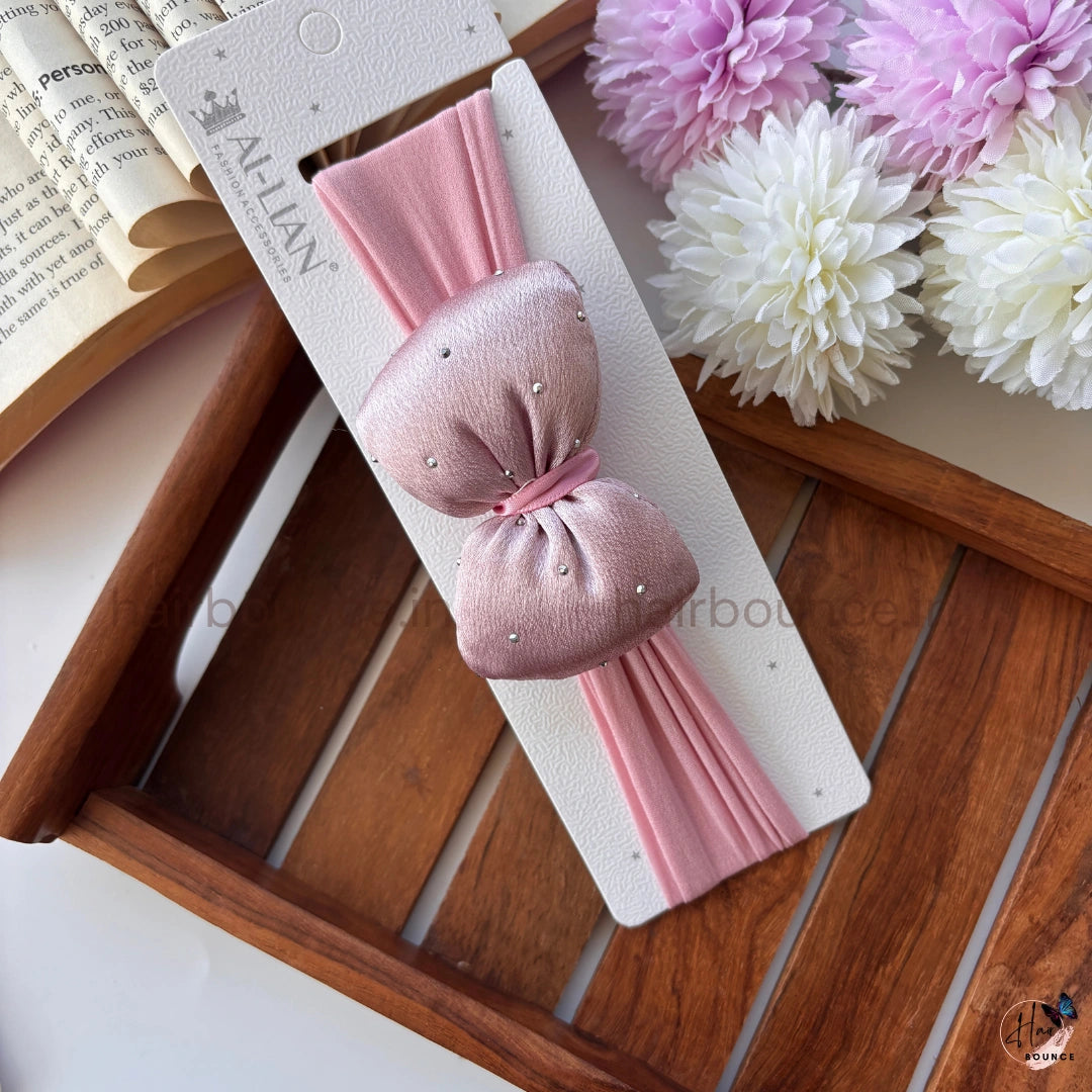 Sparkle Satin Bow Baby Headband