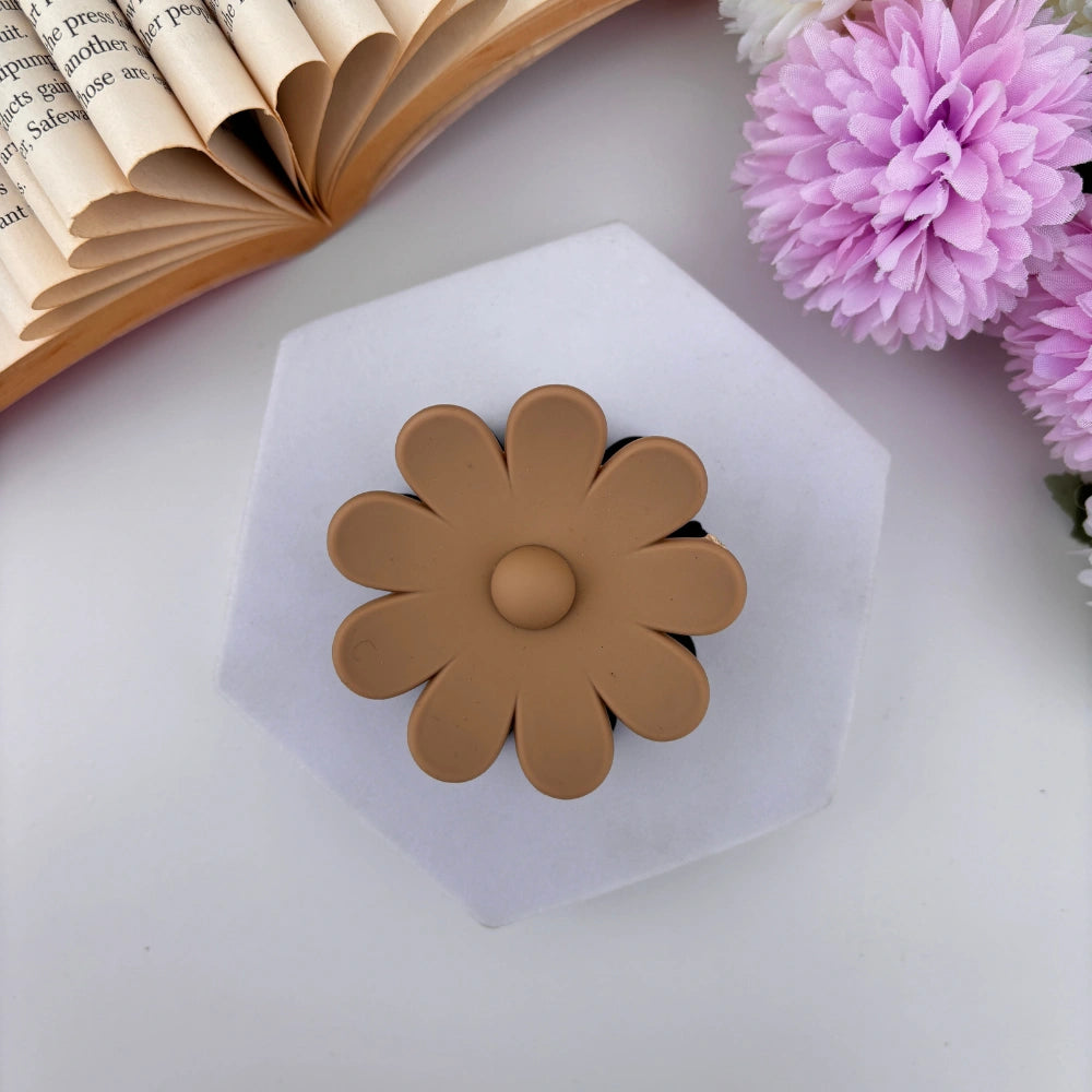 Dual Colour Daisy Hair Claw - Large
