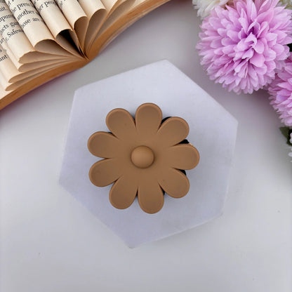 Dual Colour Daisy Hair Claw - Large