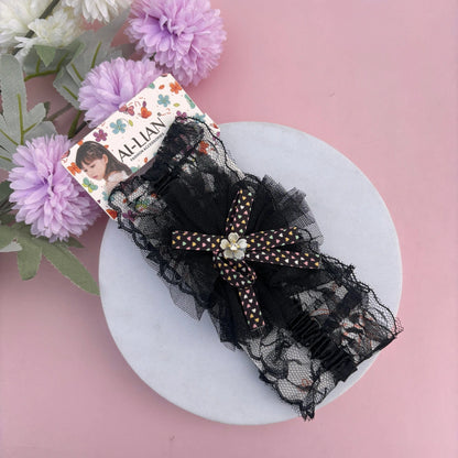 Ribbon Flower Lace New Born Baby Headband