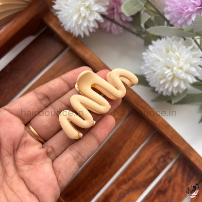 Abstract Wave Hair Claw – Medium