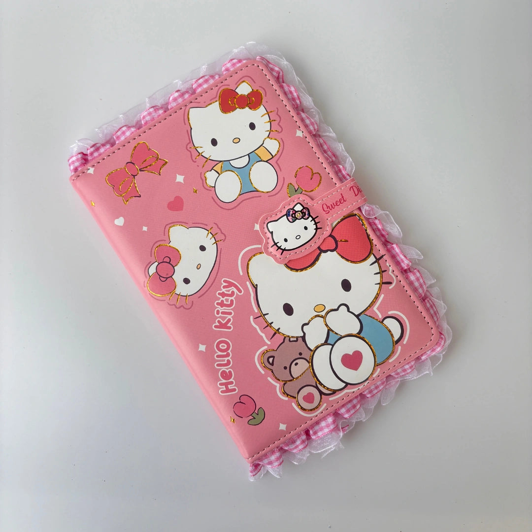 Hello Kitty Frill Lock Diary – Cute Planner & Tracker