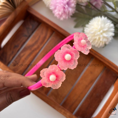 Pearl Bloom Floral Headband