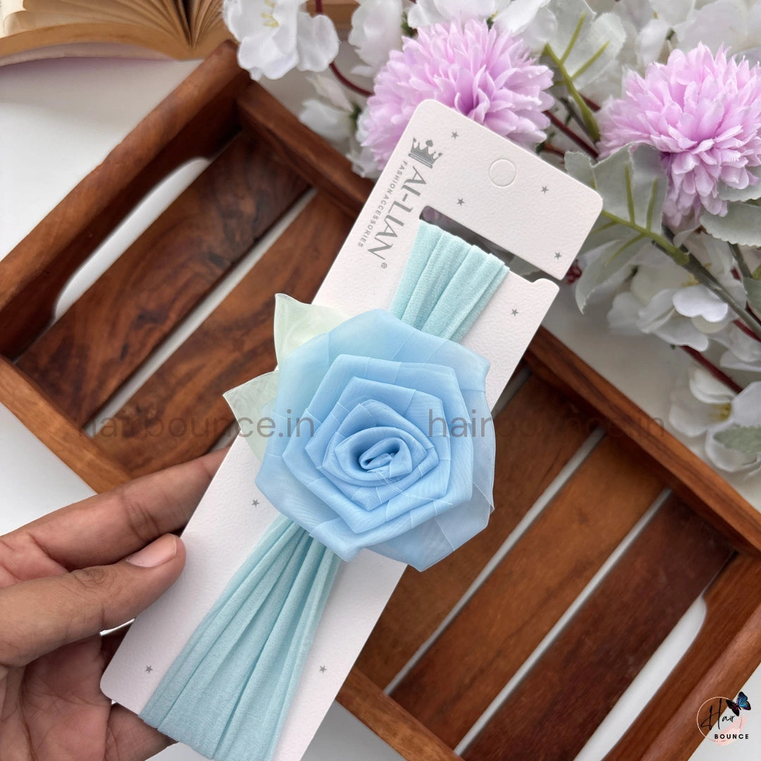 Bloom Rose Newborn Baby Nylon Headband