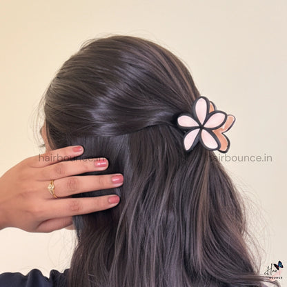Matte Bloom Flower Hair Claw – Medium