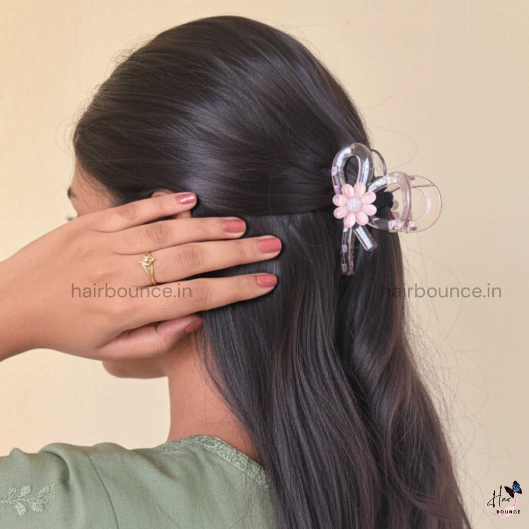 Sunflower Infinity Hair Claw - Large