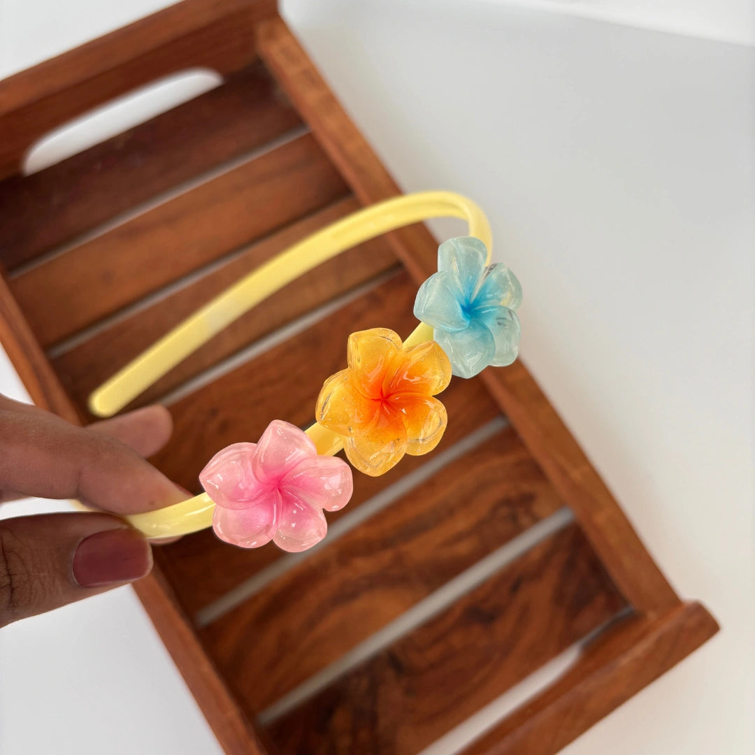 Glossy Tropical Bloom Headband