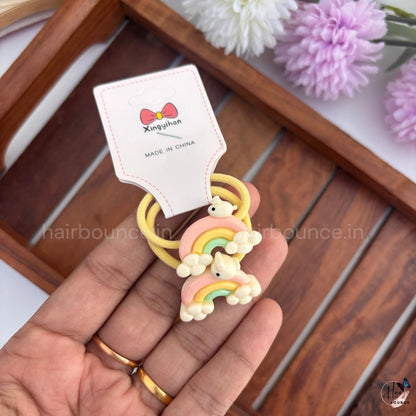 Cute Cartoon Kids Hair Ties