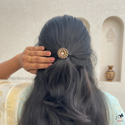 Royal Plum Kundan Band