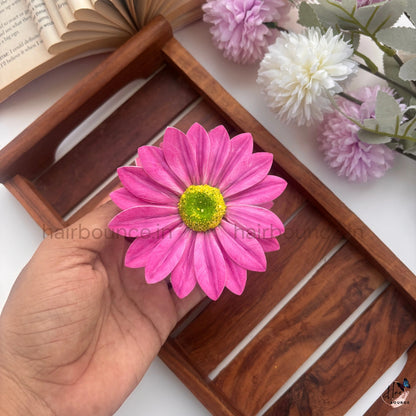 Pastel Daisy Bloom Hair Claw - Large