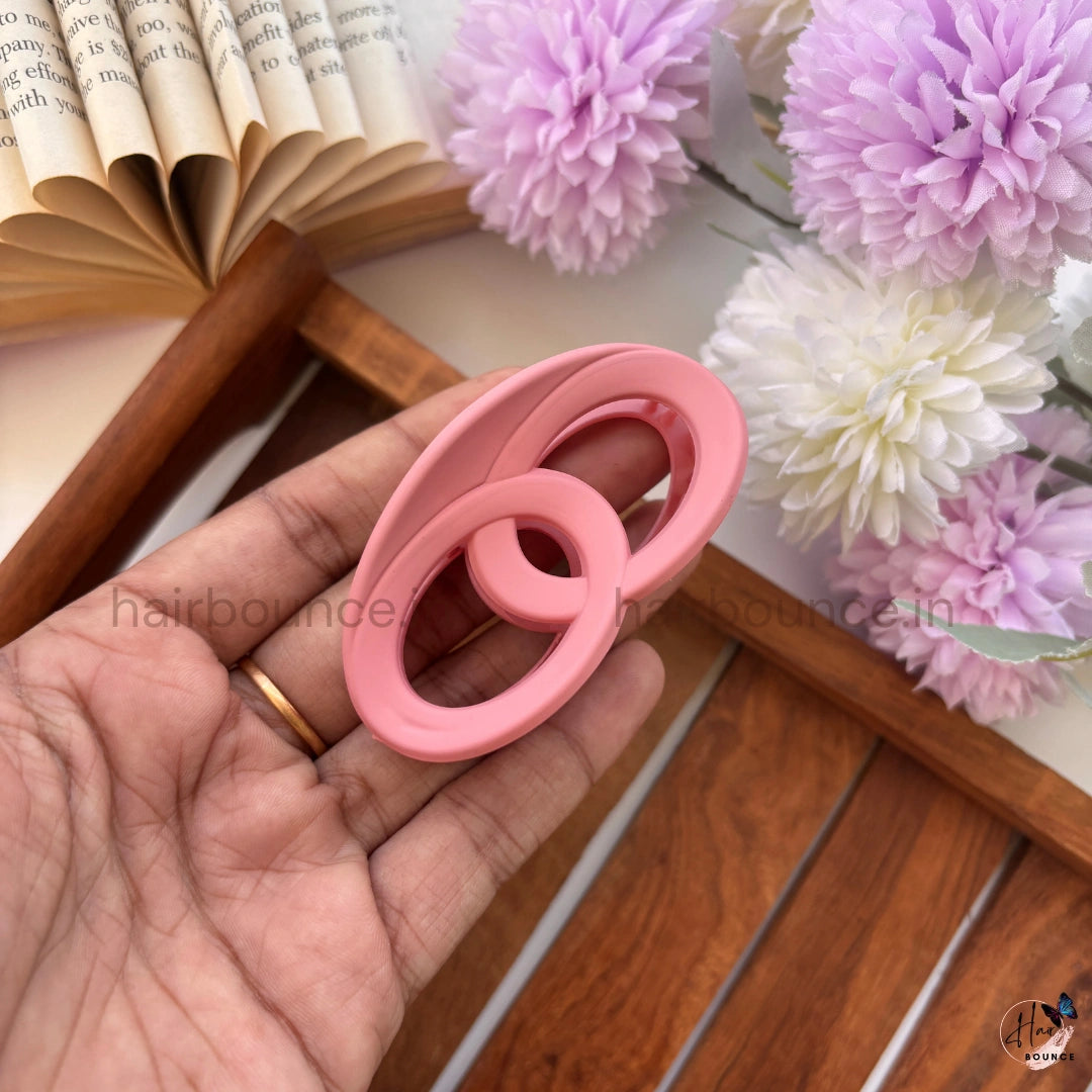 Infinity Link Hair Claw for Women – Medium