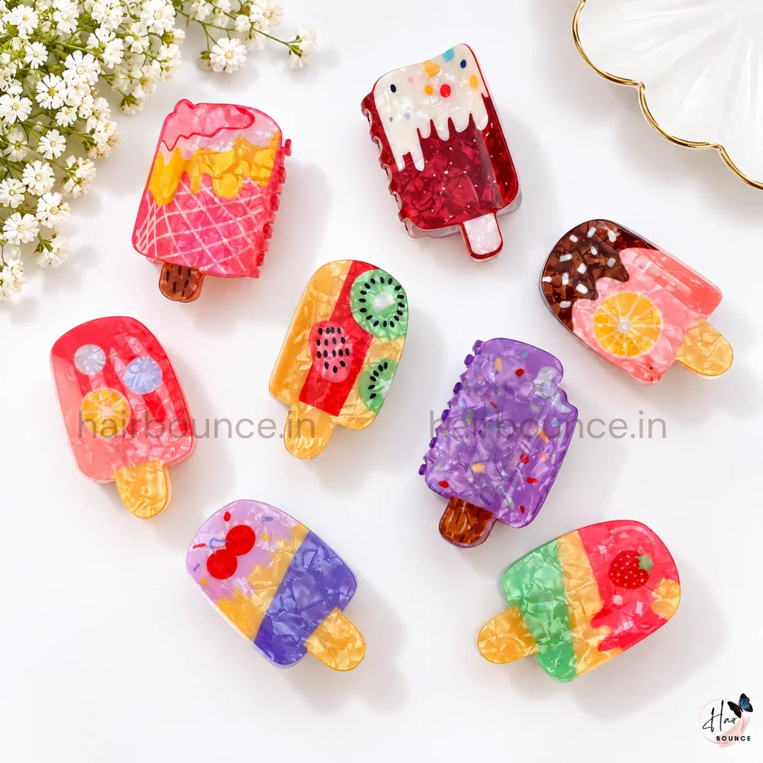 Fruity Ice Candy Hair Claw – Large