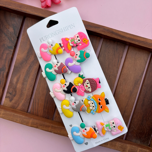 Cutie Alligator Clips - Pack of 10