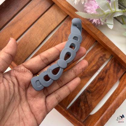 Elegant Loop Matte Banana Clip - Large