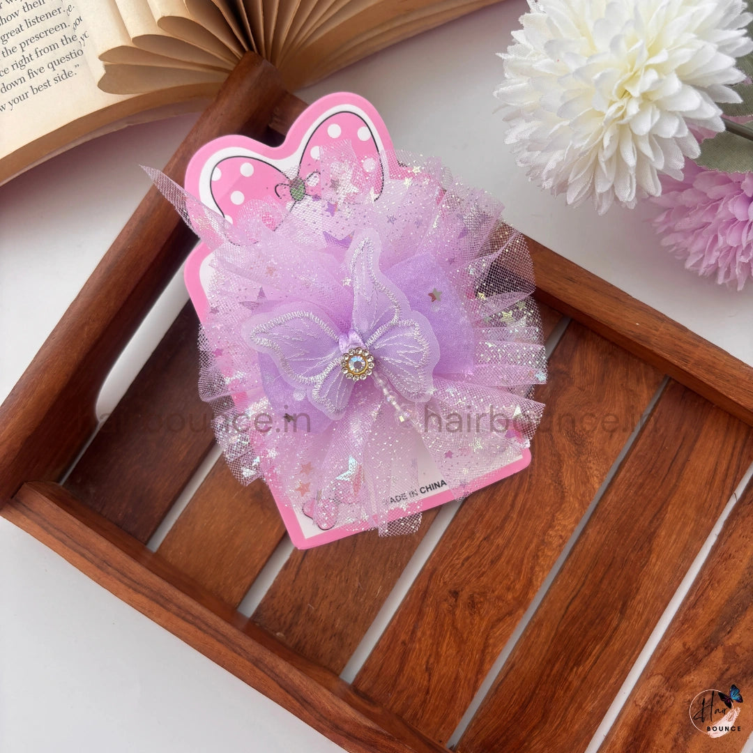 Butterfly Stardust Alligator Clip