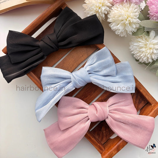 Classic Organza Bow Hair Clip