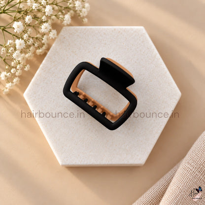 Dual Colour Square Hair Claw - Medium