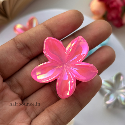 Colourful Shinny Lilly Hair Claw - Small