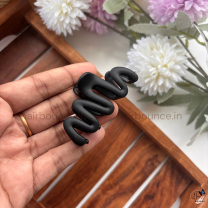 Abstract Wave Hair Claw – Medium