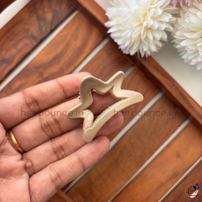 Pastel Star Hair Claw – Small
