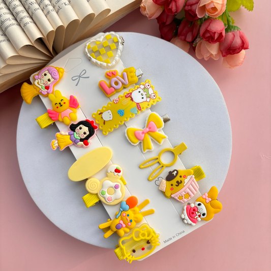 Sunny Bloom Hair Clips