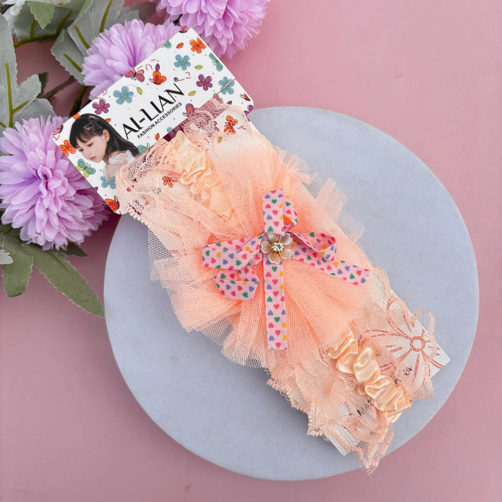Ribbon Flower Lace New Born Baby Headband