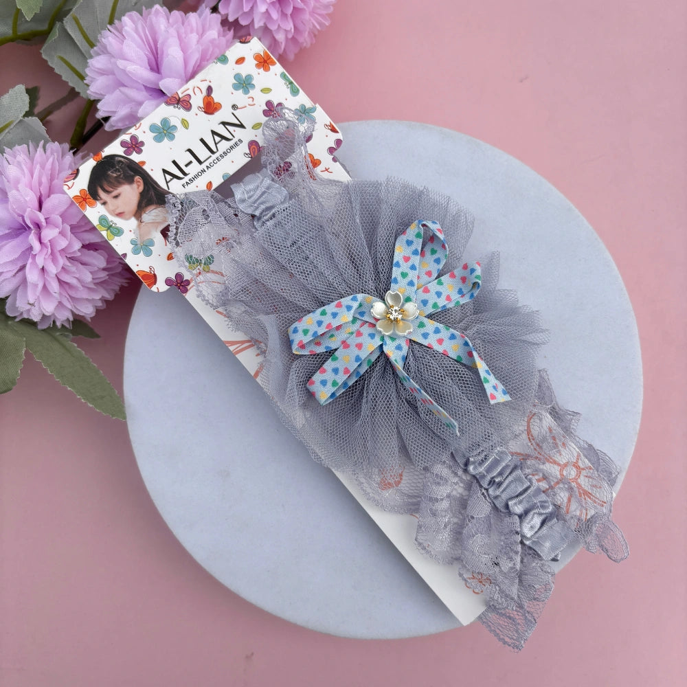 Ribbon Flower Lace New Born Baby Headband